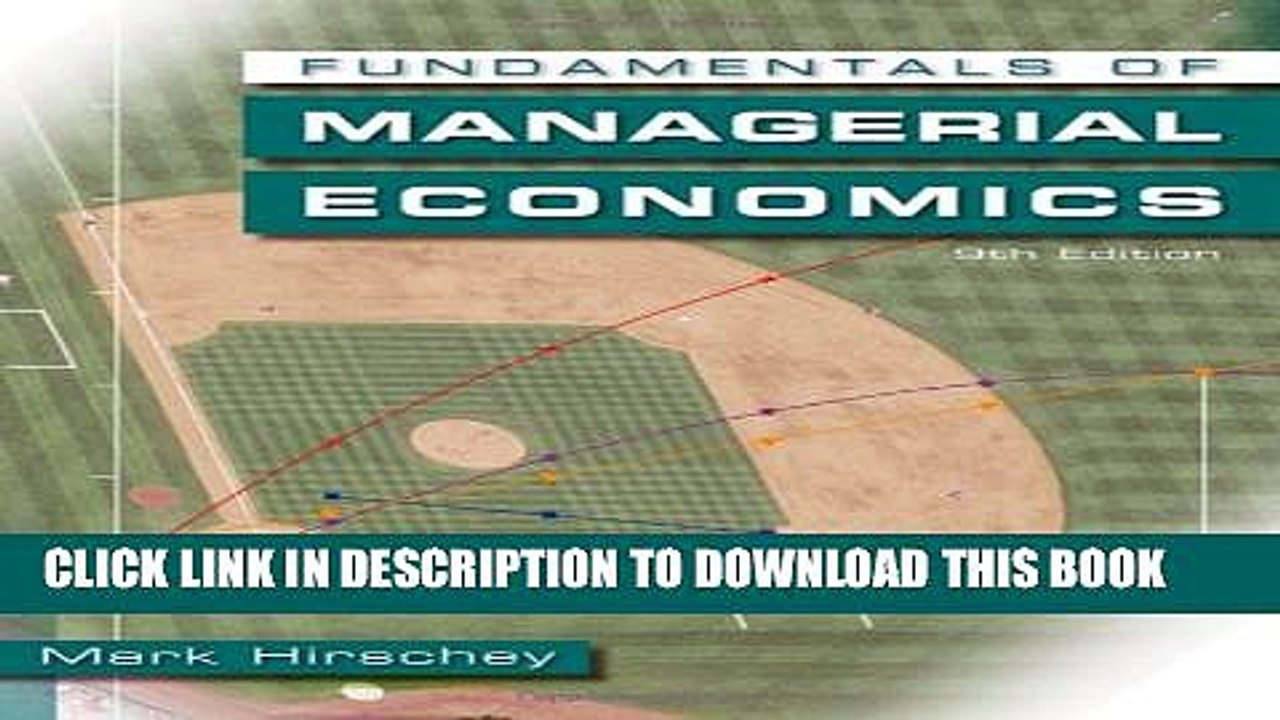 [PDF] Fundamentals of Managerial Economics (with InfoApps Printed Access Card) Popular Colection