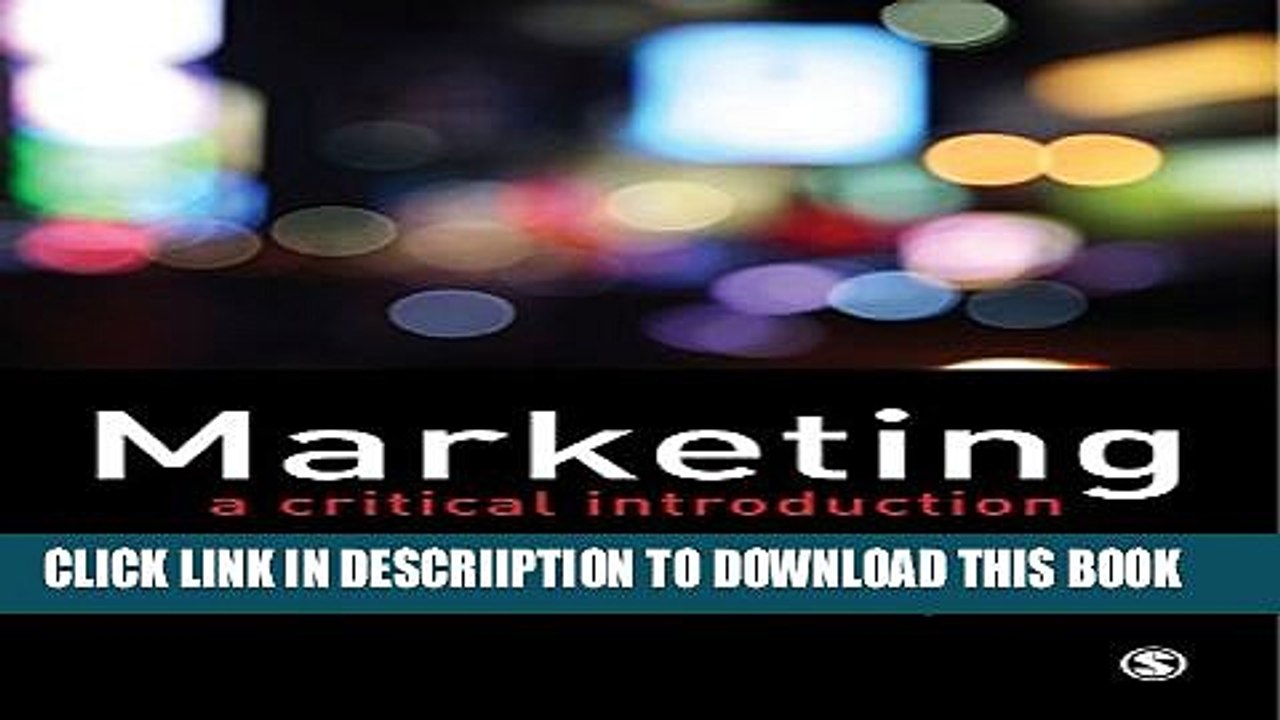 [PDF] Marketing: A Critical Introduction Full Online