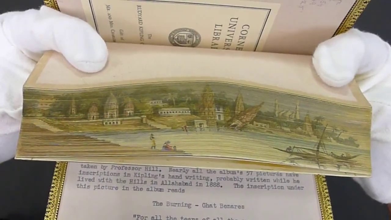 La tranche de ce livre est en fait un magnifique dessin caché!