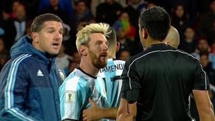 Lionel Messi Reaction After Paulo Dybala get a red card vs Uruguay