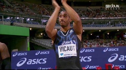 100m H - DL Paris, 27 août 2016 (Meïté 9''96, Vicaut 10''12)