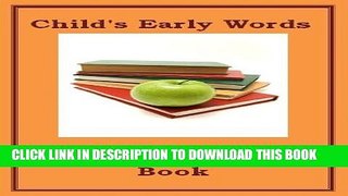 [PDF] Child s Early Words Picture and Poem Book Popular Online