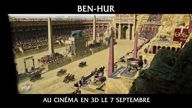 BEN HUR - La Course de Chars - Extrait (Morgan Freeman, Action - 2016)