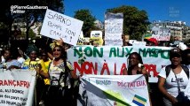 Les Gabonais de Paris manifestent contre la réélection d'Ali Bongo