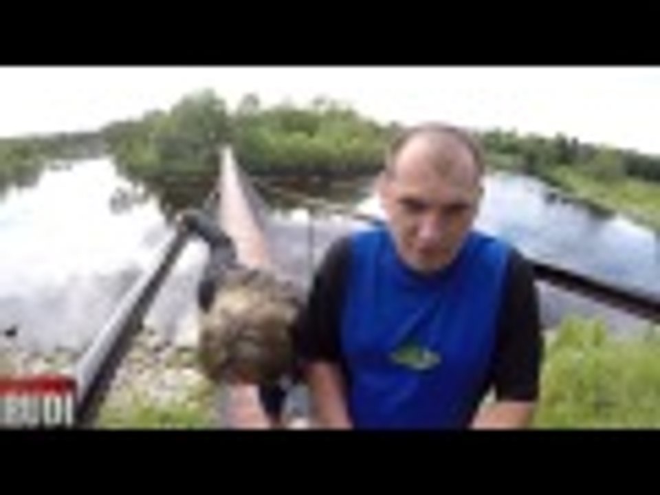 Trucker Rudi 08/21/16 Senkiw Bridge Manitoba Vlog#803