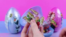 Fun Jumbo Eggs Disney Frozen Elsa, Anna and Olaf with Bonus Toy Surprise and Candy