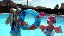 Biggest Pool & Balloons Surprise Toys Hunt - FINDING DORY CHALLENGE - Shopkins Frozen My Little Pony