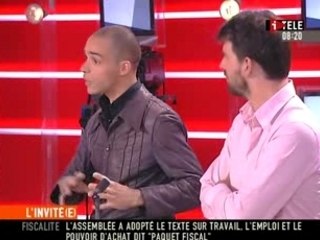 Nosfell et Pierre Invités d'i TELE matin