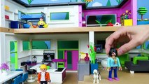 Juguetes de Playmobil aventuras en la nueva casa moderna de lujo de Playmobil en español