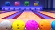 Binkie TV - Learn Colors With Funny Bowling Balls - Red Green Blue Pink - Color Video For Kids
