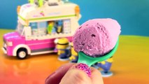 PLAY-DOH Minions Want Lego Ice Cream Truck The Lego Movie Despicable ME by HobbyKidsTV