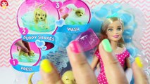 Barbie Bañando a su Perrito Juguetes de Barbie|Barbie Toys| Mundo de Juguetes