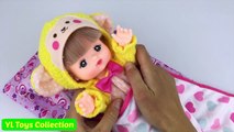 Baby Doll # 42 - Mell Chan Baby Doll Potty Training Poops and Pees in Toy Toilet おさるさんメルちゃん