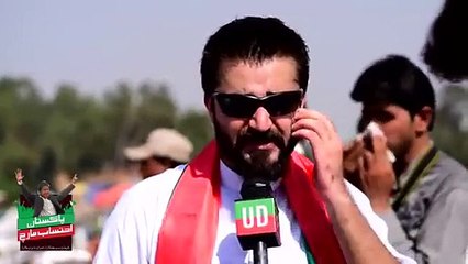 Hamza Ali Abbasi's Message To Nation From PTI's Pakistan March Rally