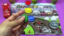 【Juegos Play-Doh】 Disney Pixar Lightning McQueen Rayo McQueen Stamp 12 carros 2 Characters 01015 es