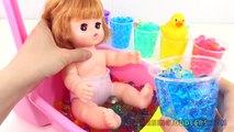 Learn Colors with Baby Doll Bath Time Duck Orbeez Pretend Play Learning Toddlers