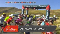 Last kilometer / Ultimo kilómetro - Etapa 14 - La Vuelta a España 2016