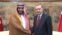 Cumhurbaşkanı Erdoğan, Suudi Savunma Bakanı Salman'la Görüştü