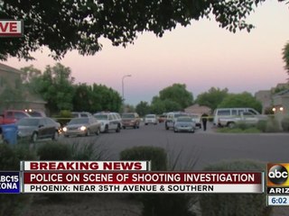 Homeowner in critical condition after shooting near Southern and 35th avenues