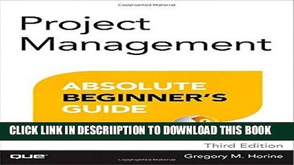 [PDF] Project Management Absolute Beginner s Guide (3rd Edition) Popular Online