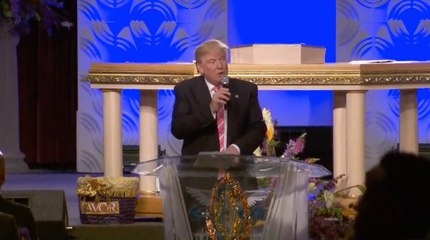 Trump to Detroit black church congregation: 'I'm here today to learn.'
