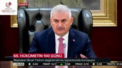 Başbakan  Binali Yıldırım,65.Hükümetin 100 gününü değerlendiriyor