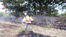 Ancora un incendio pericoloso nelle campagne di Andria, i volontari perplessi su Agenzia Regionale