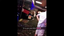 Justin Bieber playing basketball arcade game at Castle Park Los Angeles California September 2 2016