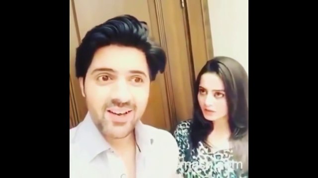 Best of Aiman Khan Minal Khan Funny Dubsmash Collection(720p)
