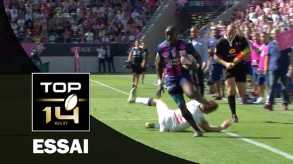 TOP 14 ‐ Essai Djibril CAMARA (SFP) – Paris-Clermont – J3 – Saison 2016/2017