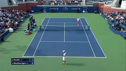 ABD Açık: Lucas Pouille - Roberto Bautista Agut (Özet)
