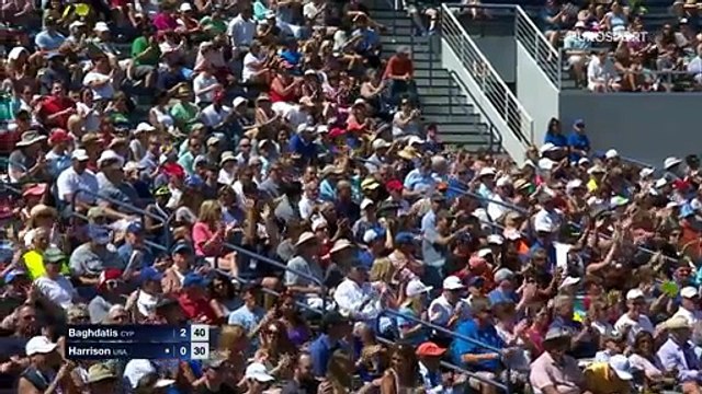 ABD Açık: Marcos Baghdatis - Ryan Harrison (Özet)