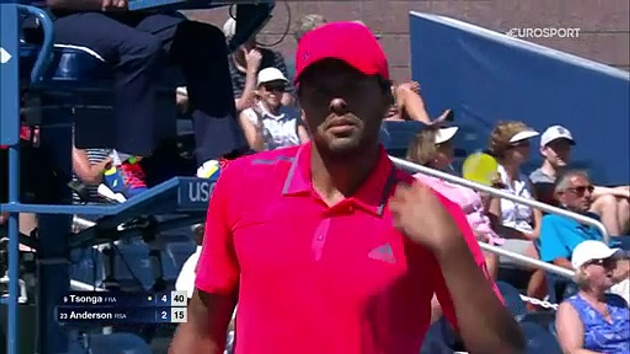 ABD Açık: Jo-Wilfried Tsonga - Kevin Anderson (Özet)