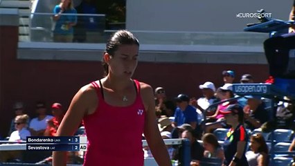 ABD Açık: Kateryna Bondarenko - Anastasija Sevastova (Özet)