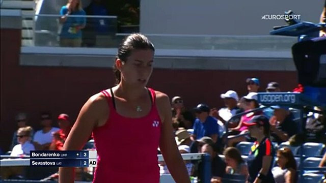 ABD Açık: Kateryna Bondarenko - Anastasija Sevastova (Özet)