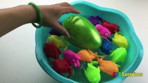 Abc Surprises Egg Learn to count numbers fish toy game Avengers iron man Captain America Hulk Marvel