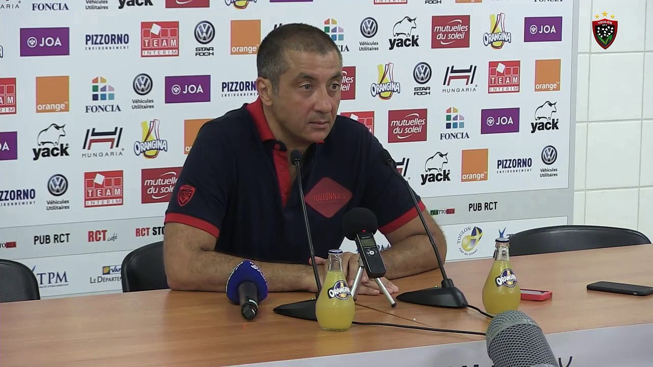 Après-match Toulon-Brive - TOP14 J3 - Mourad Boudjellal