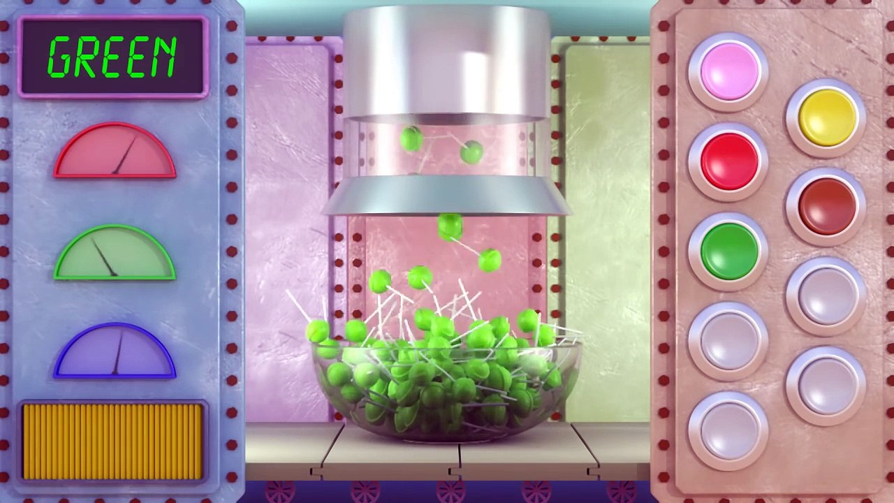 Binkie TV - Learn Colors With Funny Lollipop Candy Toy Factory - Educational Color 3D Video For Kids