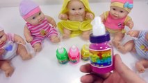 5 Baby Doll Feeding bottle Slime Ambulance Hospital Doctor Toys 젖병 액체괴물 아기 돌보기 앰블러스 액괴 장난감 인형 놀이