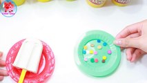 Play doh Ice Cream Rainbow - Create Ice cream rainbow with peppa pig toys for kids
