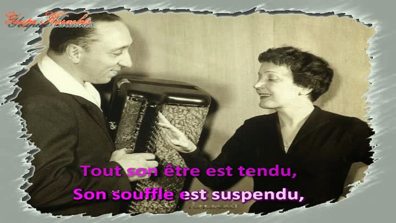 Edith Piaf - L'accordéoniste