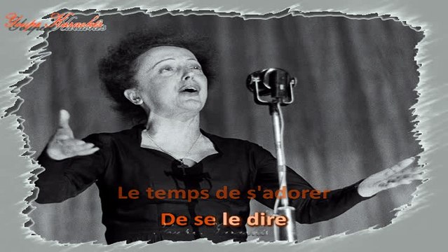 Edith Piaf - Mon Dieu