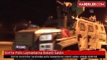 Siirt'te Polis Lojmanlarına Roketli Saldırı