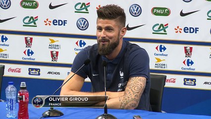 Bleus - Giroud : ''Un peu surpris du choix d’Henry''