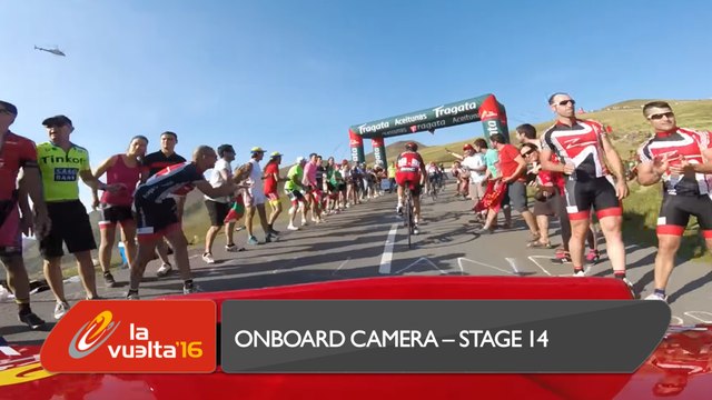 Onboard camera / Cámara a bordo - Etapa 14 - La Vuelta a España 2016