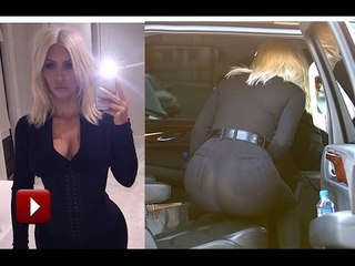 Kim Kardashian Shows BUTT In See Through Pants