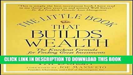 [PDF] The Little Book That Builds Wealth: The Knockout Formula for Finding Great Investments