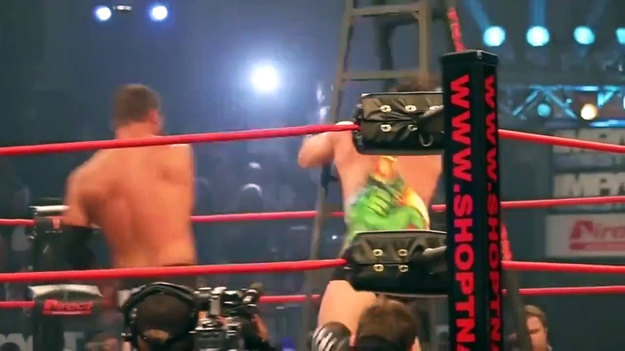 Bad Influence vs. The Young Bucks Ladder Match-Hardcore Justice 2013
