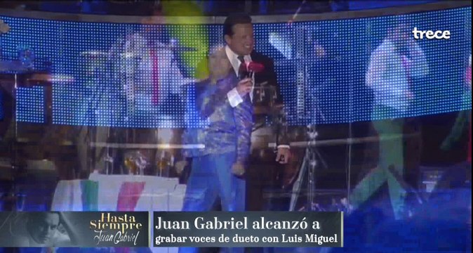 SE CONFIRMA DUETO MUSICAL DE JUAN GABRIEL CON LUIS MIGUEL 04/09/2016