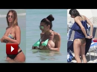 H0t Models Making Out And Getting Naughty In Public